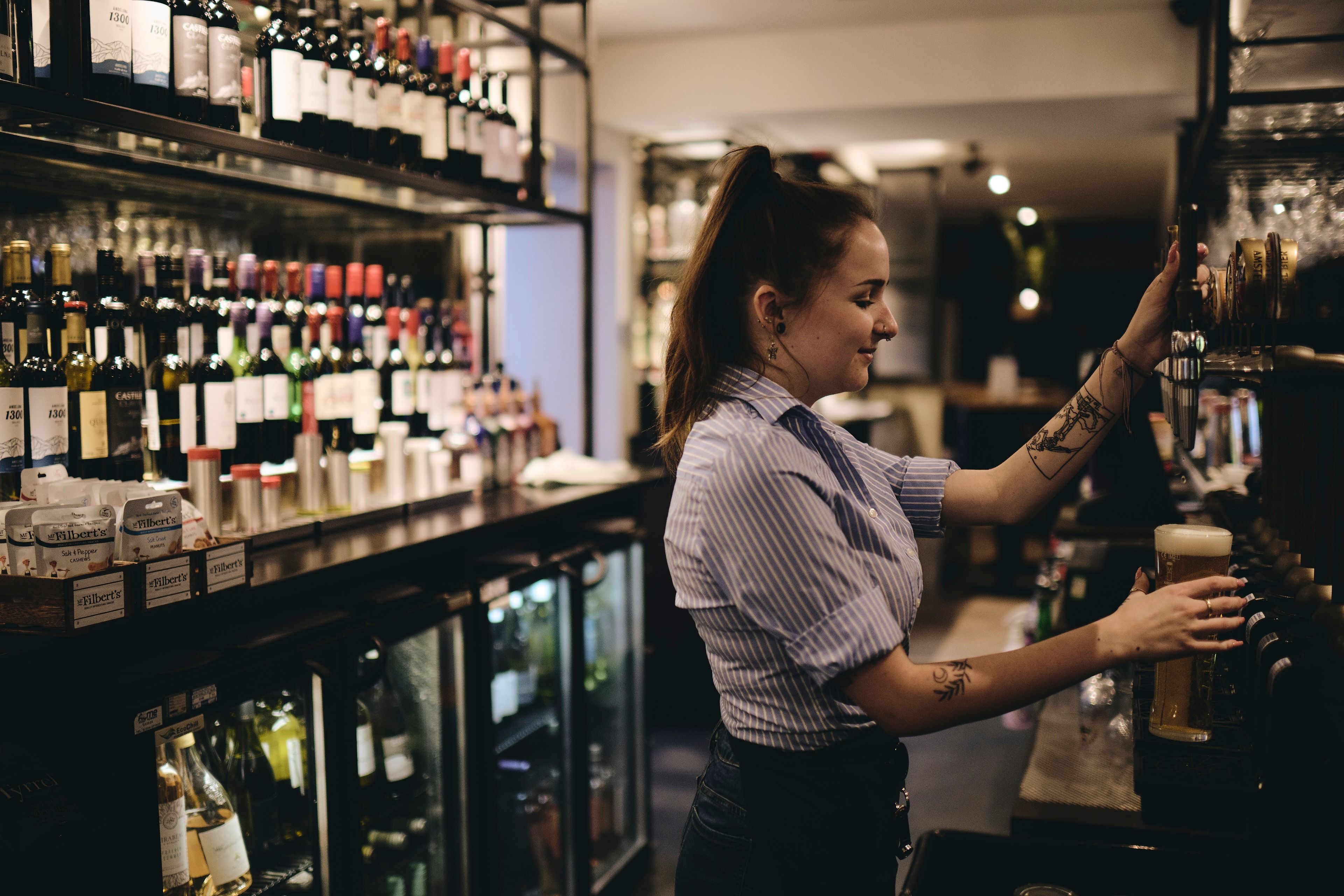 at Ye Olde Saracen's Head